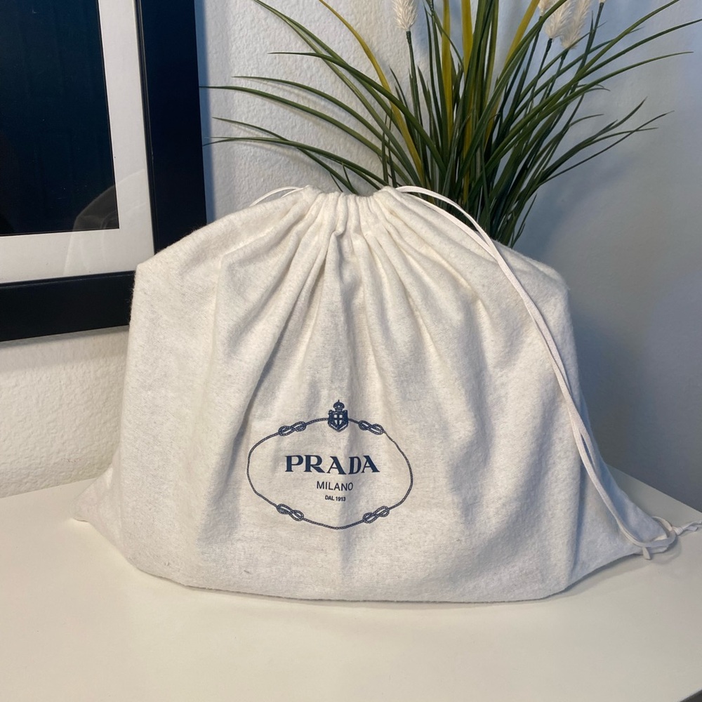 PRADA Galleria Small Saffiano Leather Tote In Blue - Picture 13 of 17